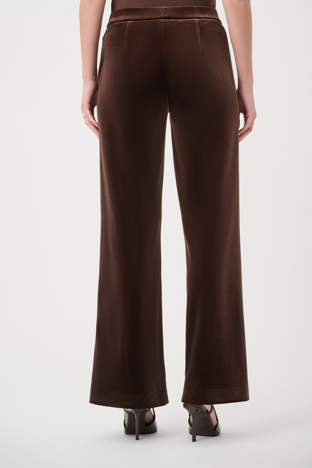 Velvet Wide-Leg Pants 264170
