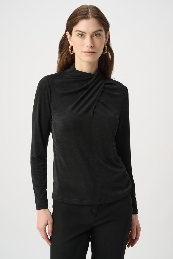 Twisted Mock Neck Top 264172