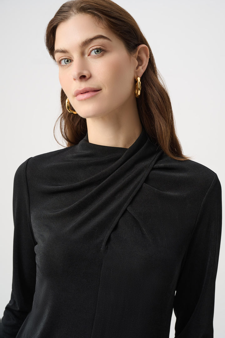 Twisted Mock Neck Top 264172