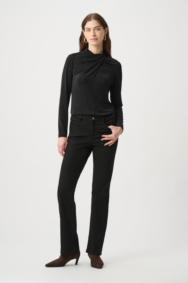 Twisted Mock Neck Top 264172
