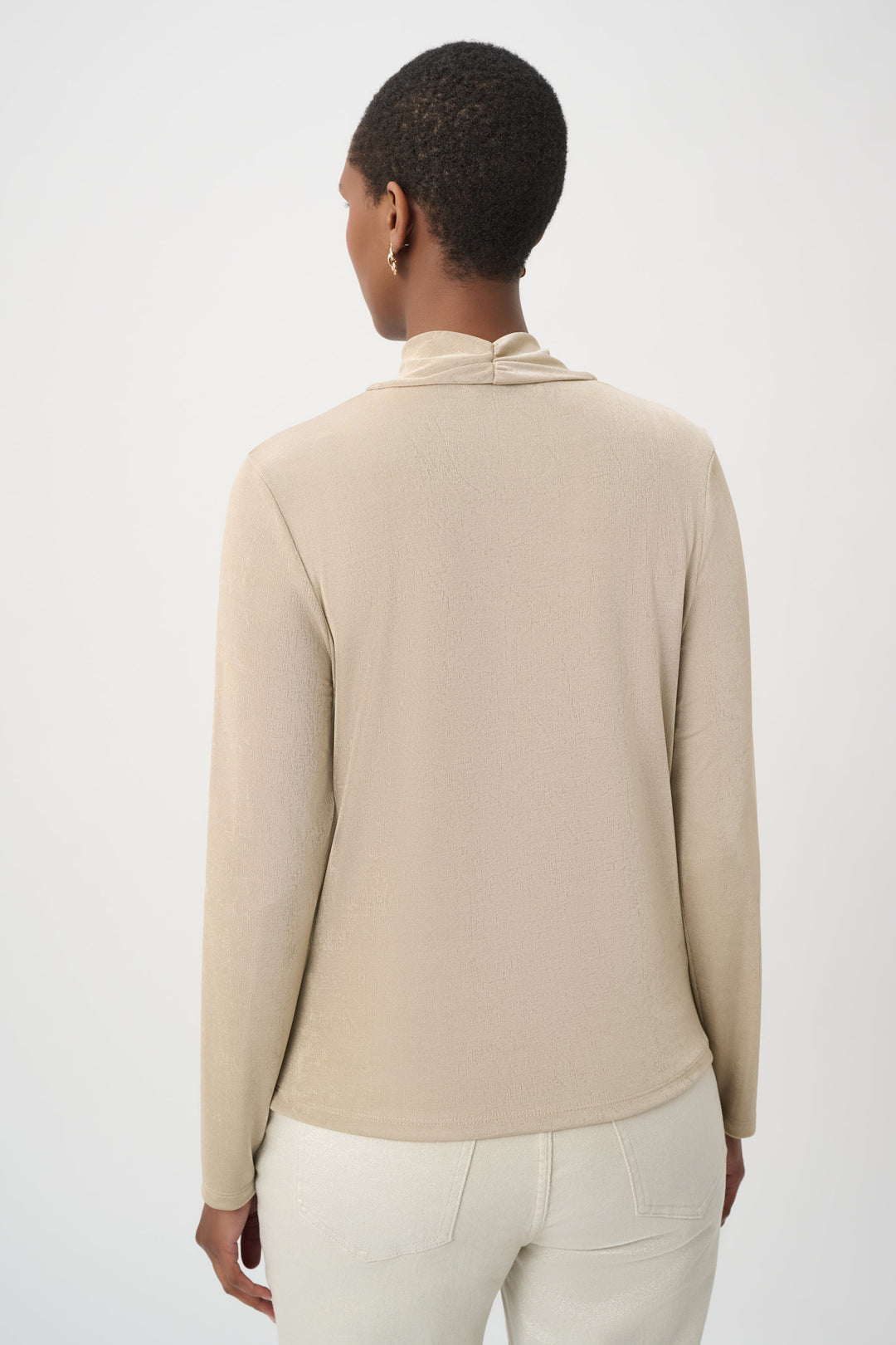 Twisted Mock Neck Top 264172