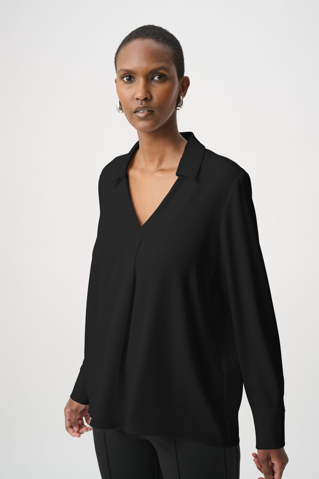 Joseph Ribkoff Sequin Collar Straight Tunic 264173