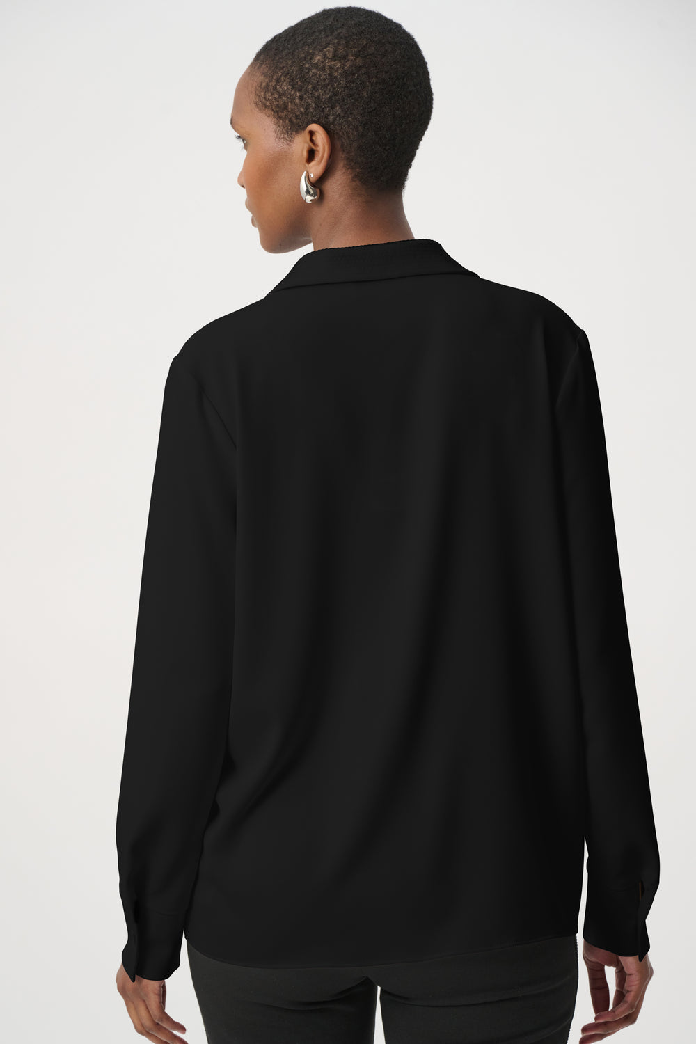Joseph Ribkoff Sequin Collar Straight Tunic 264173 – view 2