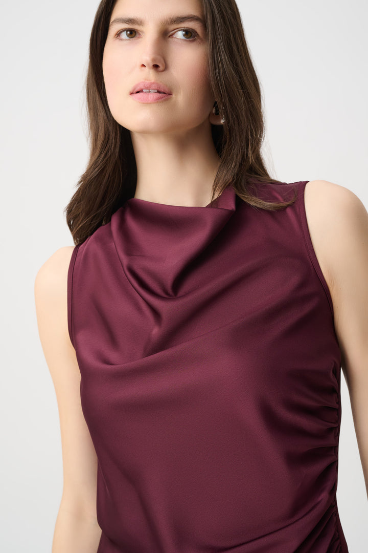 Recycled Satin Sleeveless Top 264174