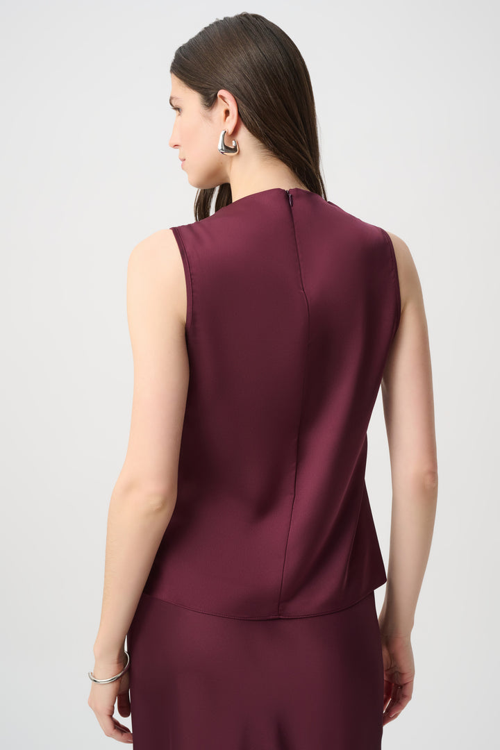 Recycled Satin Sleeveless Top 264174
