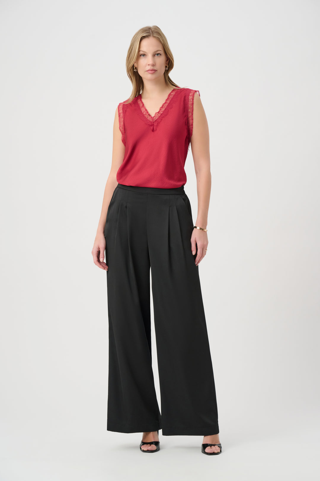 Recycled Satin Sleeveless Top 264175