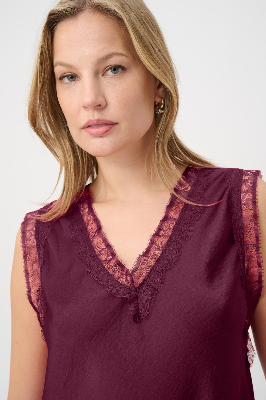 Recycled Satin Sleeveless Top 264175