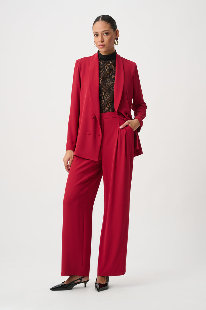 Front-Pleated Wide-Leg Pants 264181