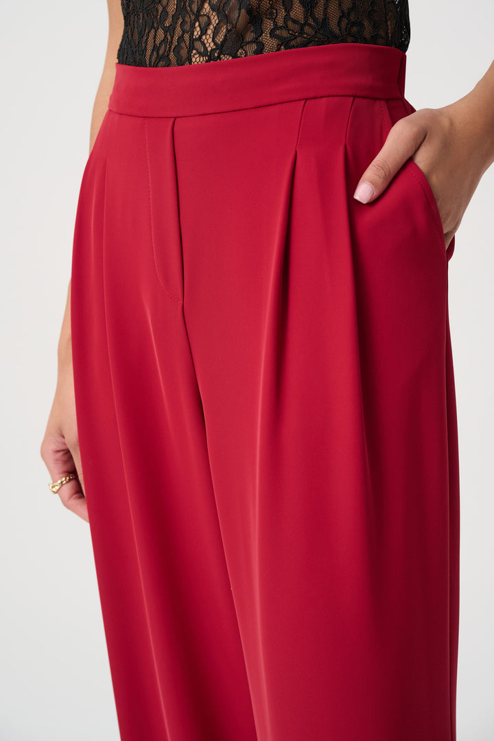 Front-Pleated Wide-Leg Pants 264181