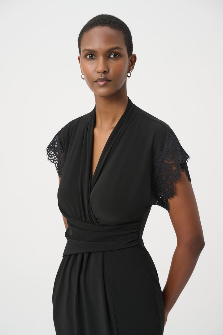 Lace-Trim Sheath Dress 264188