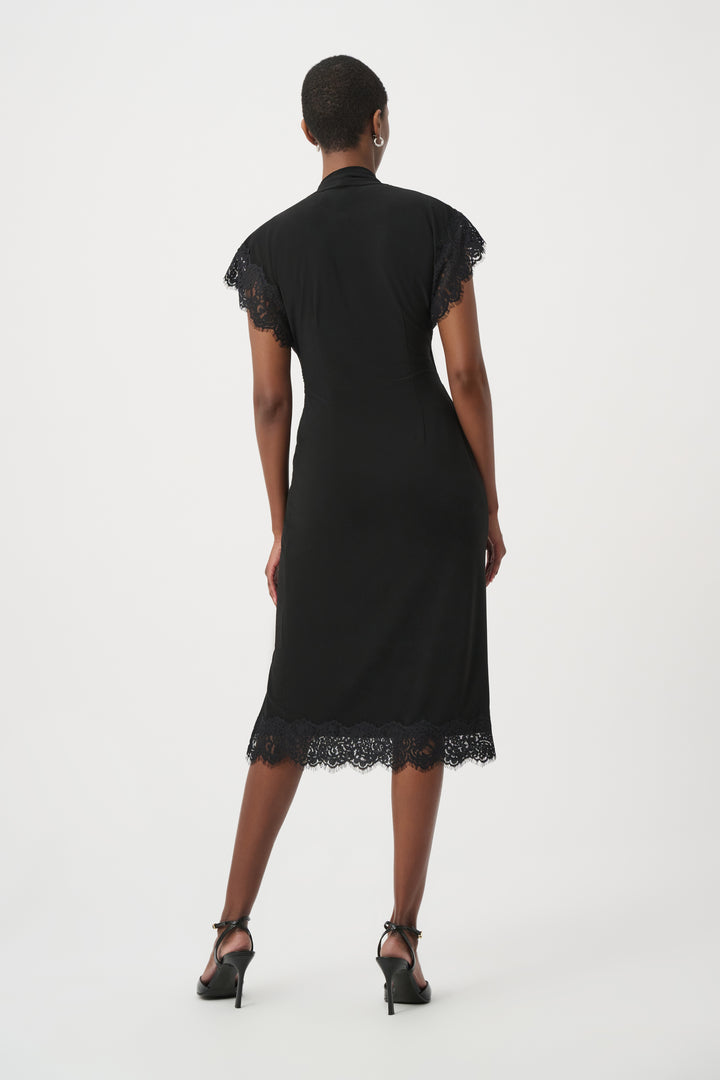 Lace-Trim Sheath Dress 264188