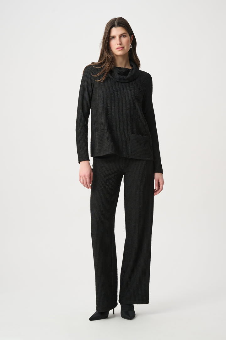 Textured Knit Wide-Leg Pants 264190