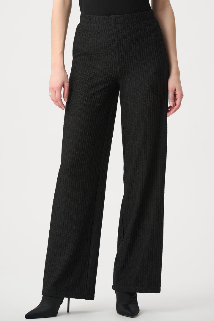 Textured Knit Wide-Leg Pants 264190