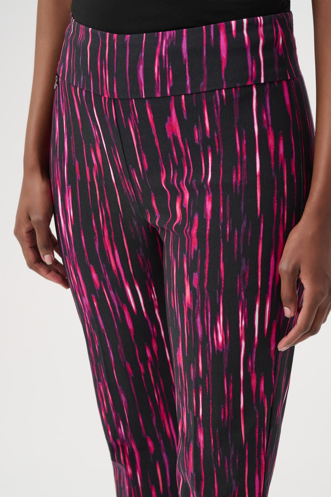 Abstract Print Pull-On Pants 264193