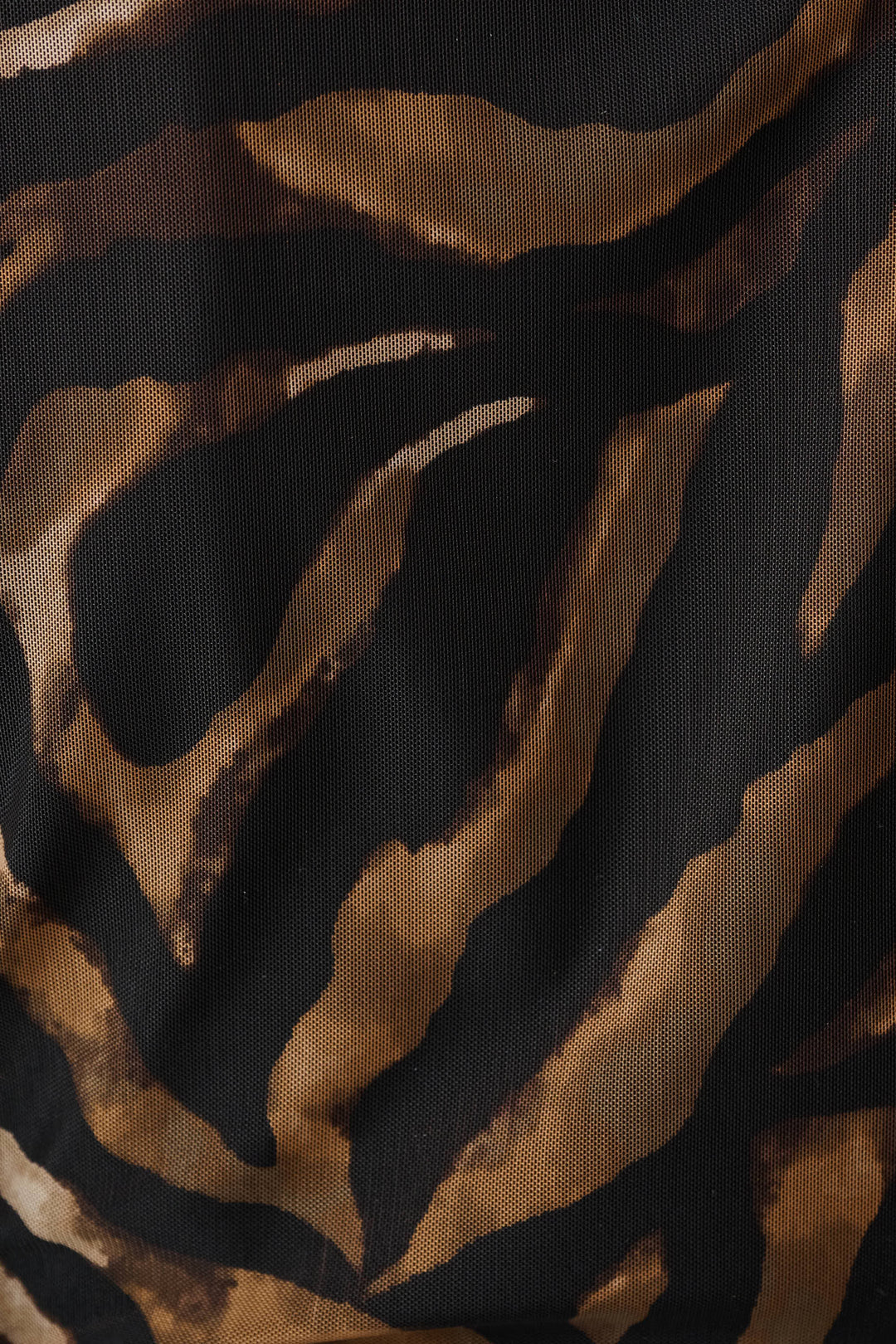 Animal Print Mesh Sheath Dress 264211