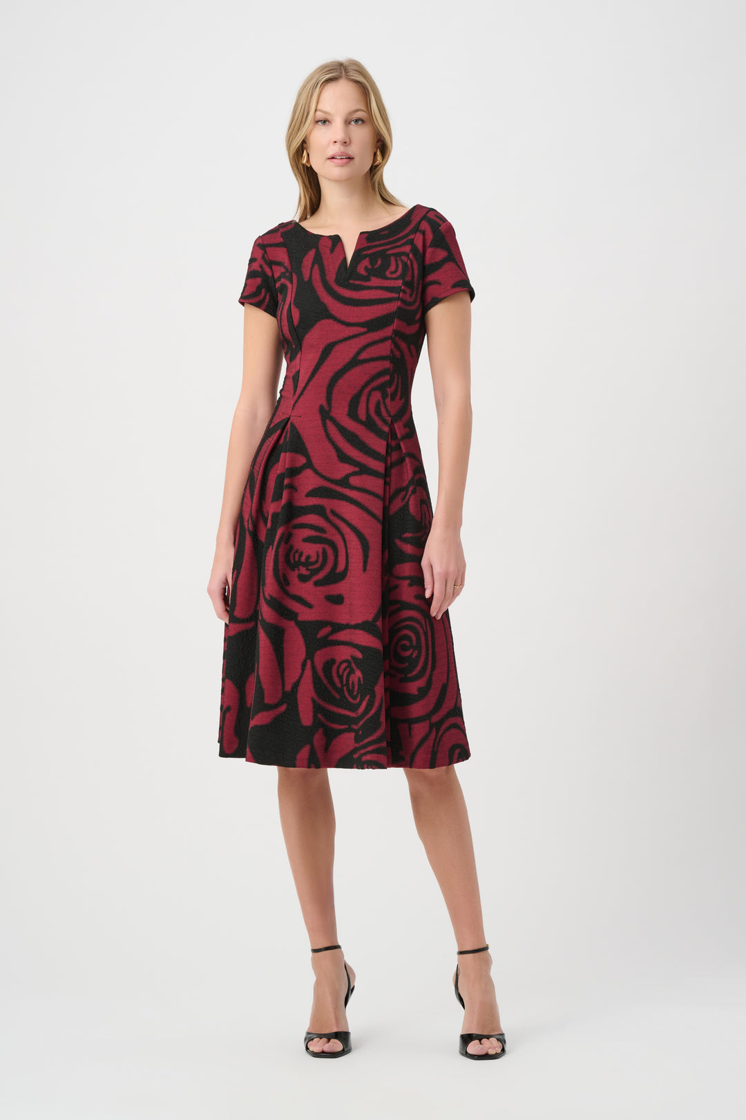 Floral Fit & Flare Dress 264212