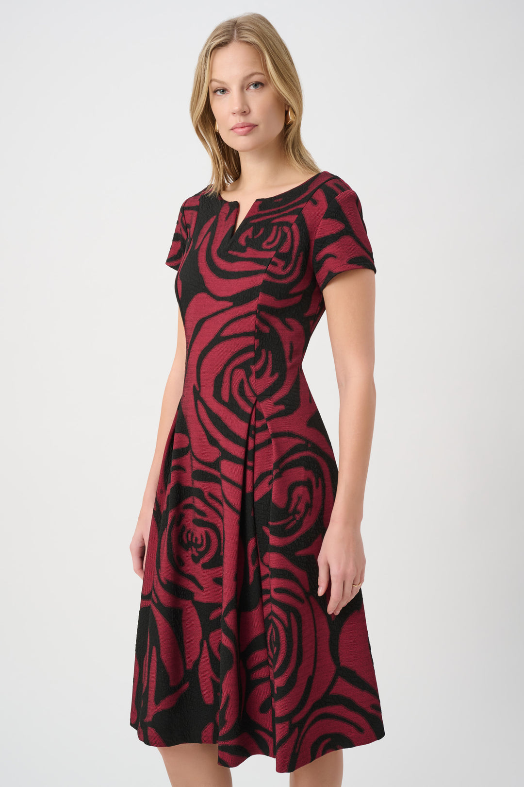 Floral Fit & Flare Dress 264212