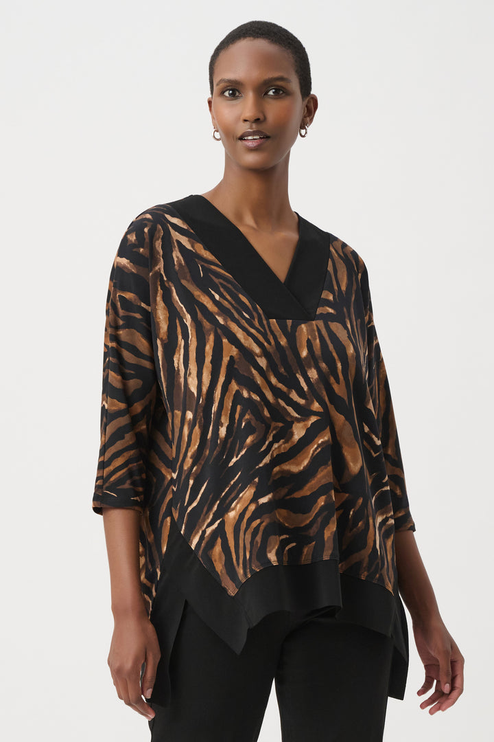 Animal Print V-Neck Tunic 264227