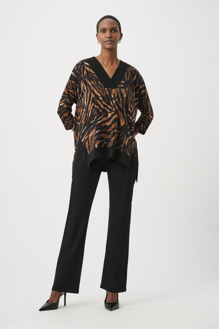Animal Print V-Neck Tunic 264227