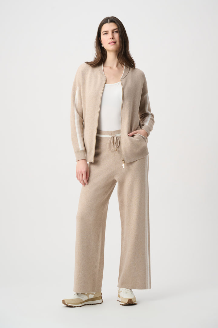 Striped Wide Leg Sweater Pant 264613