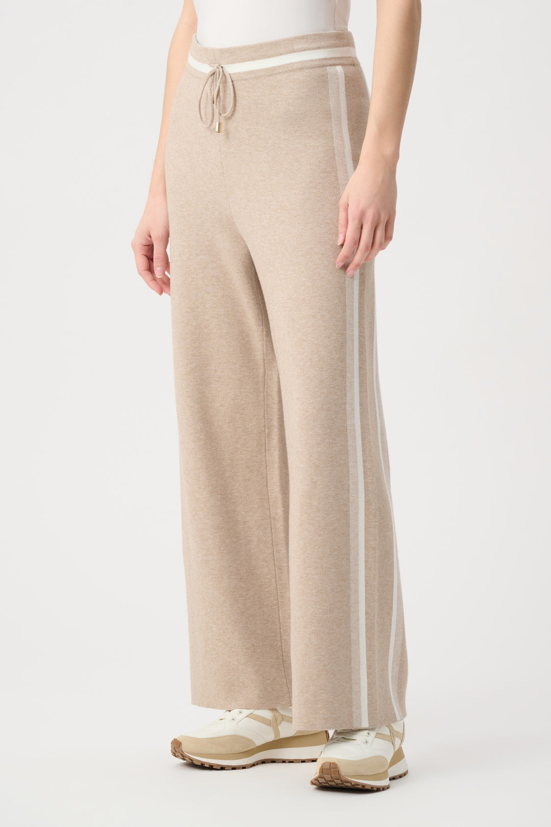 Striped Wide Leg Sweater Pant 264613