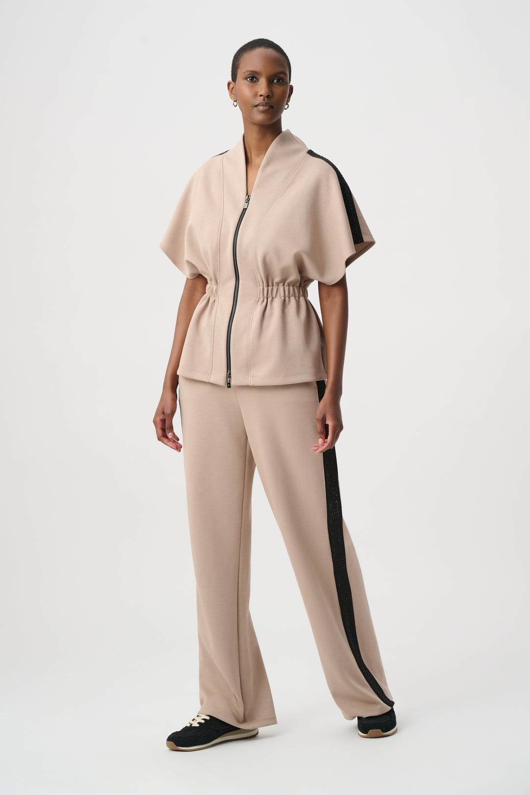 Wide Leg Pant With Rhinestones 264614