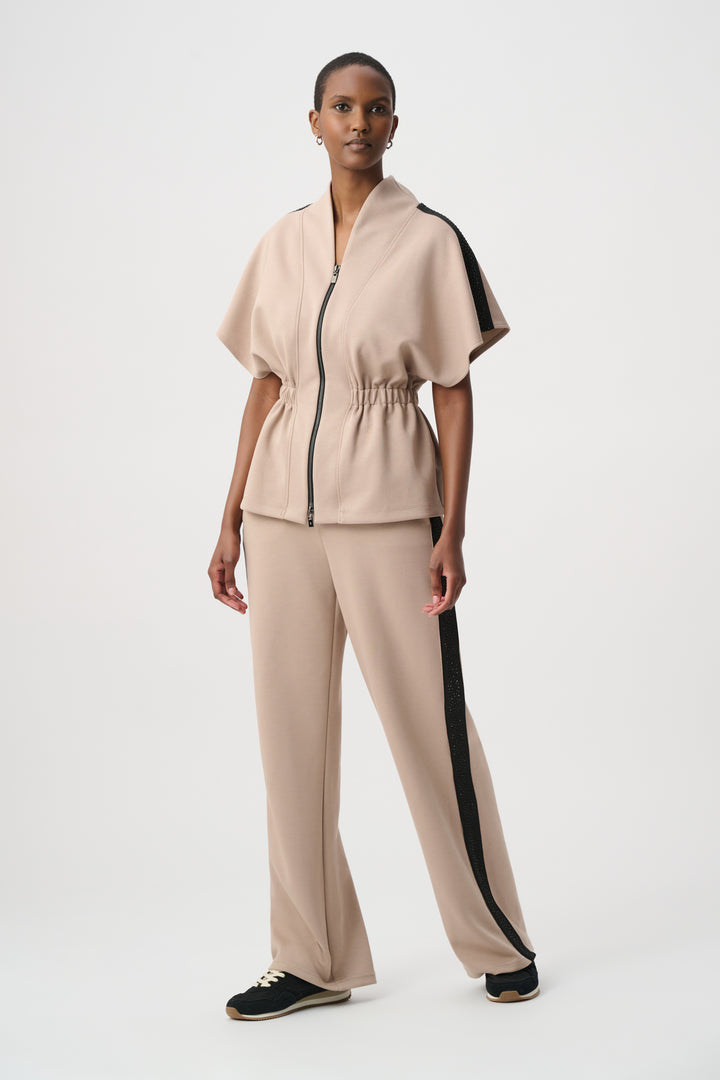 Wide Leg Pant With Rhinestones 264614