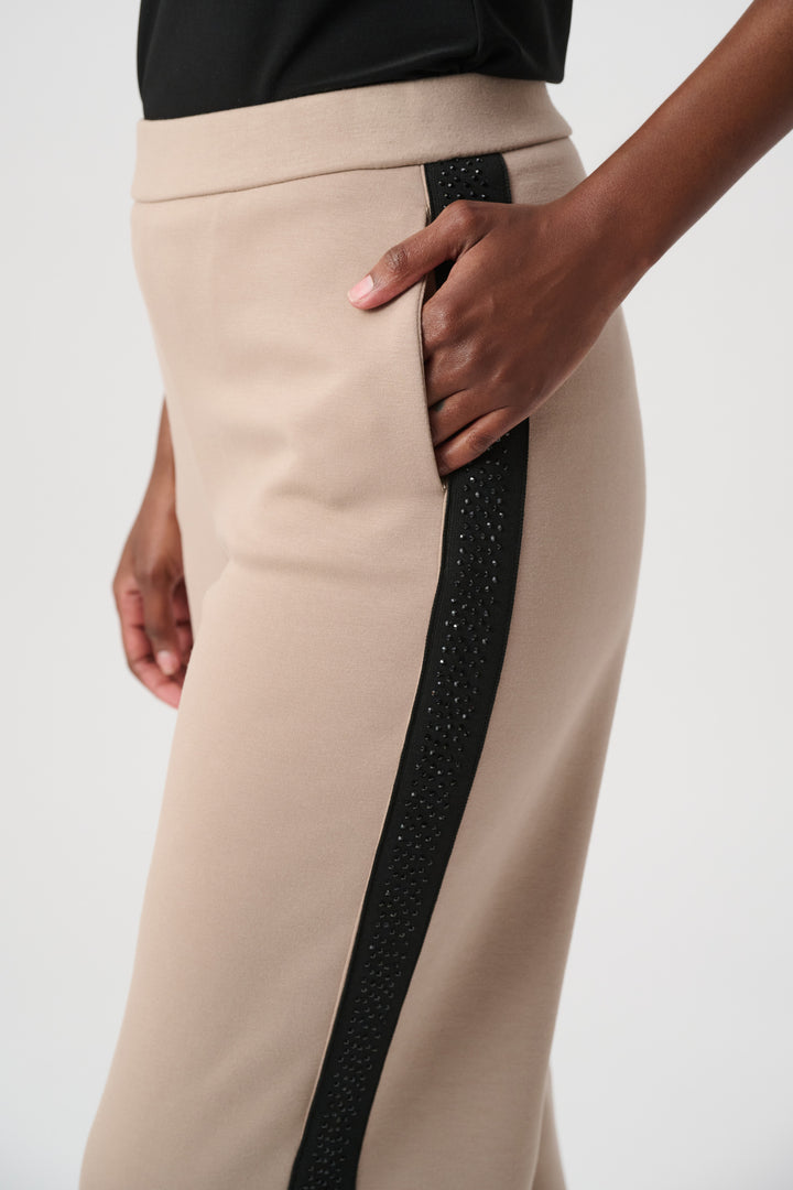 Wide Leg Pant With Rhinestones 264614
