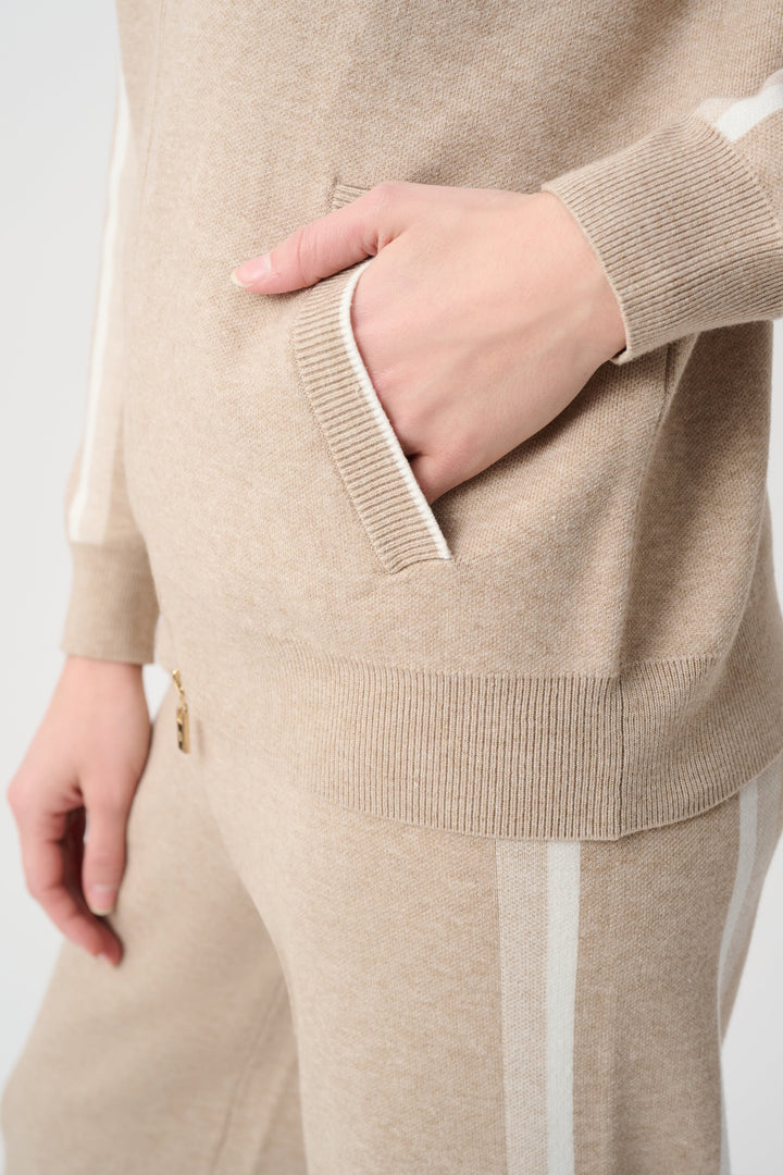 Striped Sleeve Bomber Jacket 264616