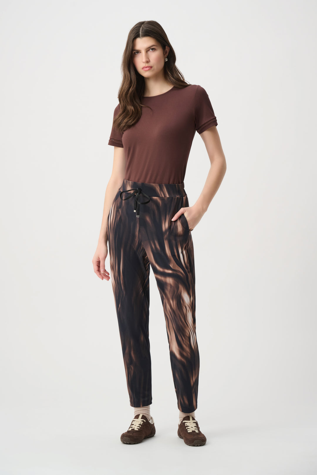 Animal Print Pull-On Joggers 264623