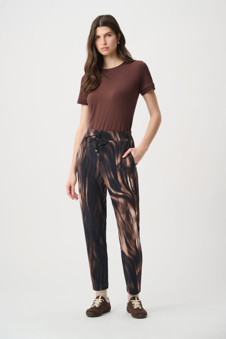 Animal Print Pull-On Joggers 264623