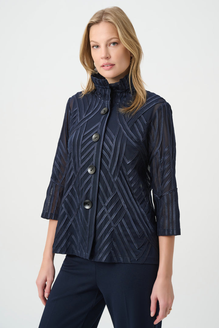 Tone-on-Tone Soutache Jacket 264710