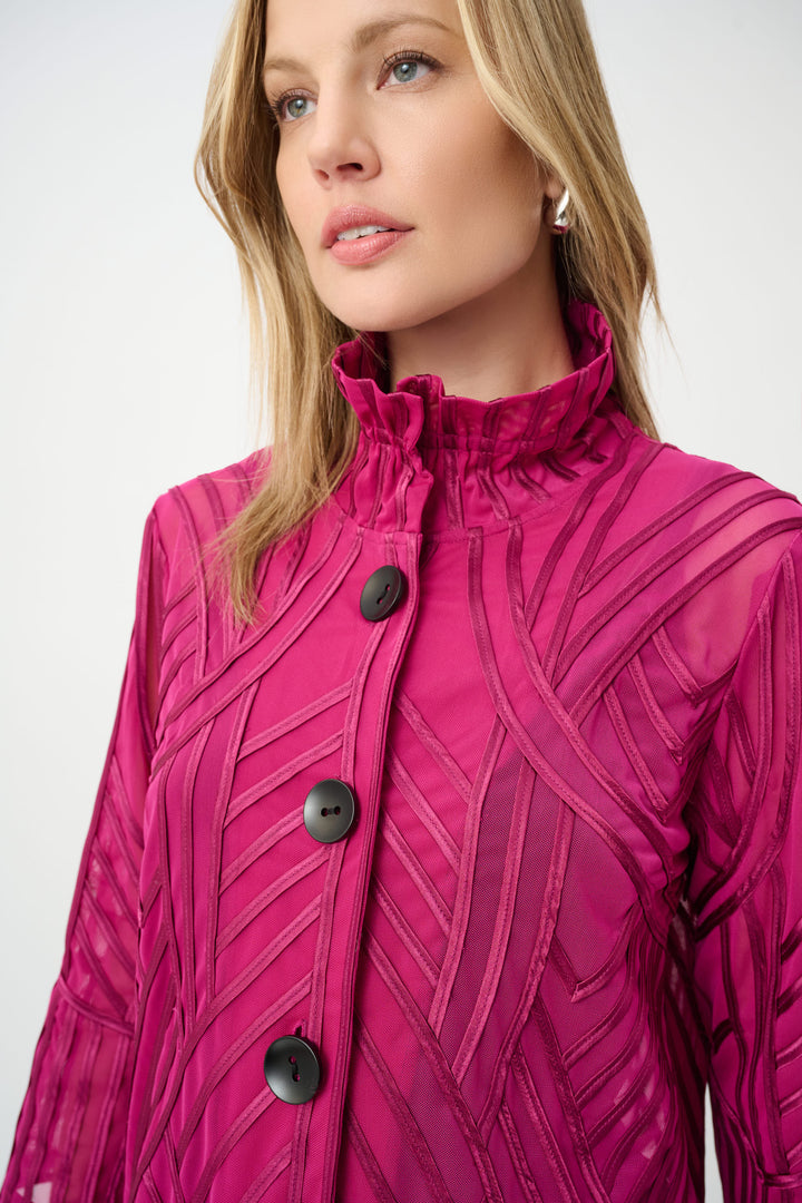 Tone-on-Tone Soutache Jacket 264710