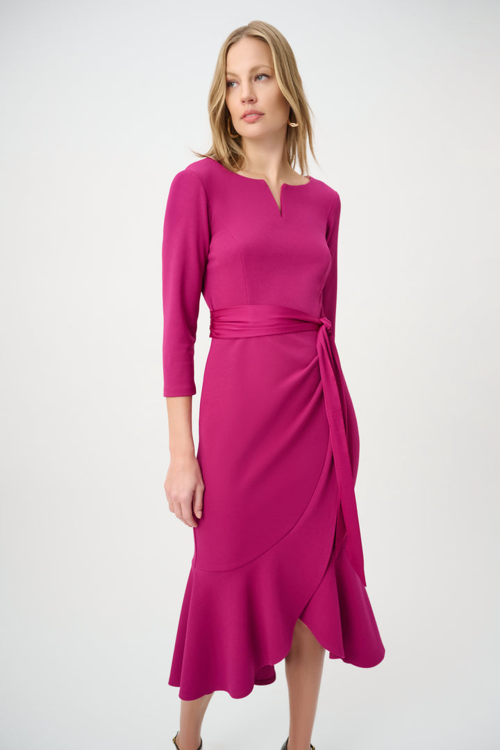 Trumpet Dress With Satin Sash 264711