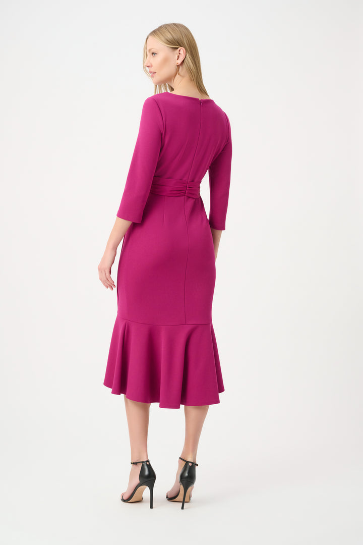 Trumpet Dress With Satin Sash 264711
