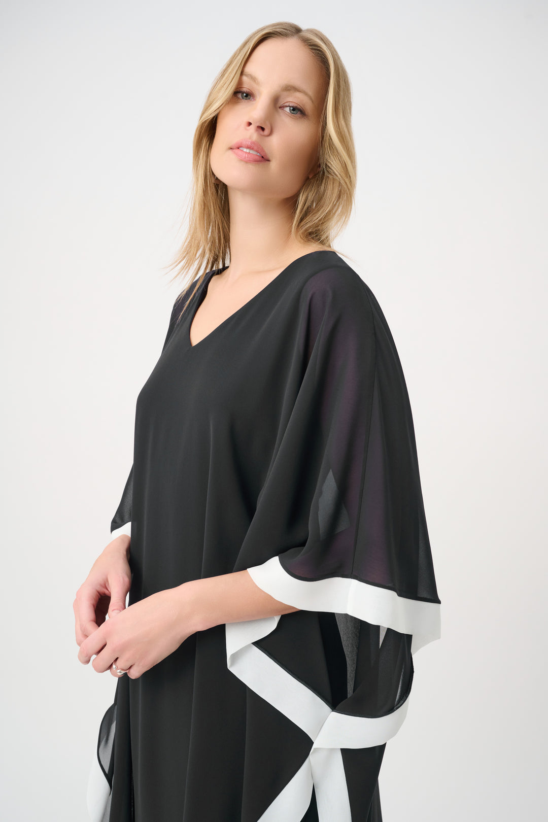 Chiffon Overlay Dress 264714