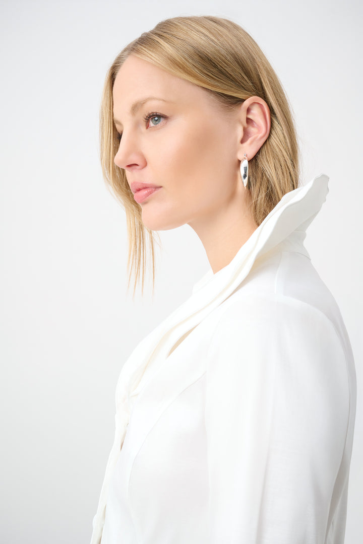 Double Lapel Collar Blouse 264719
