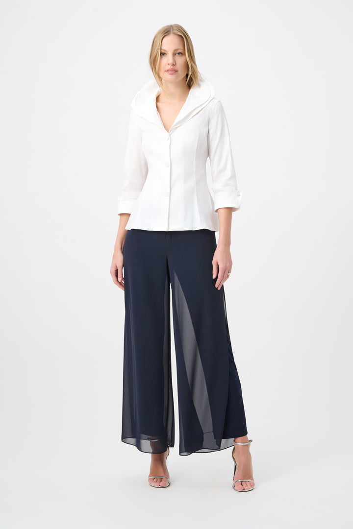 Double Lapel Collar Blouse 264719