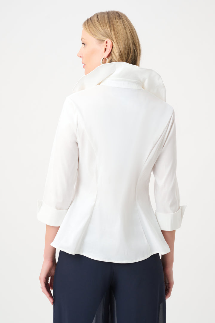 Double Lapel Collar Blouse 264719