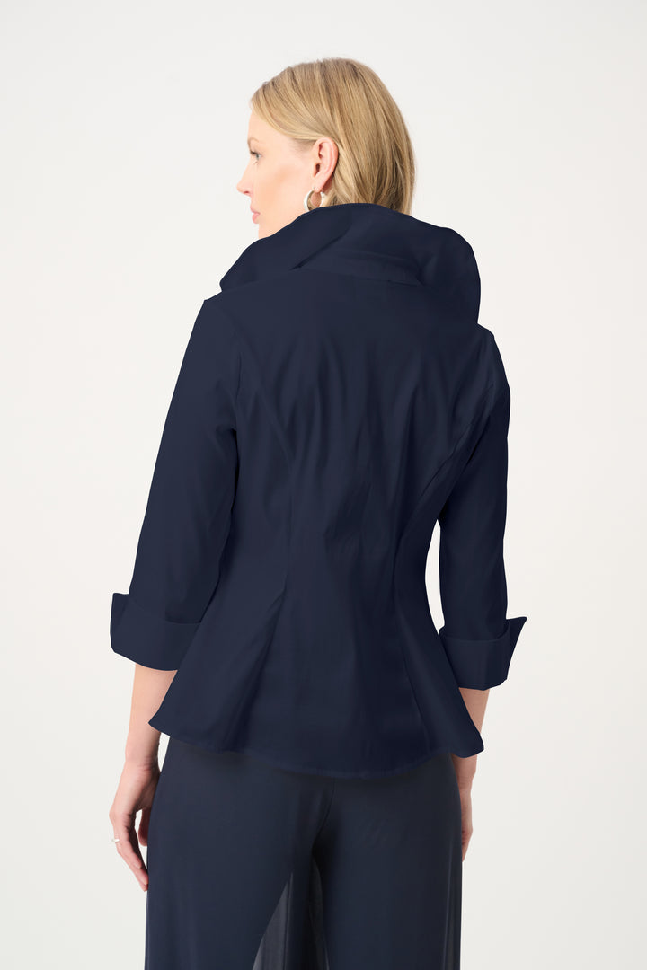 Double Lapel Collar Blouse 264719
