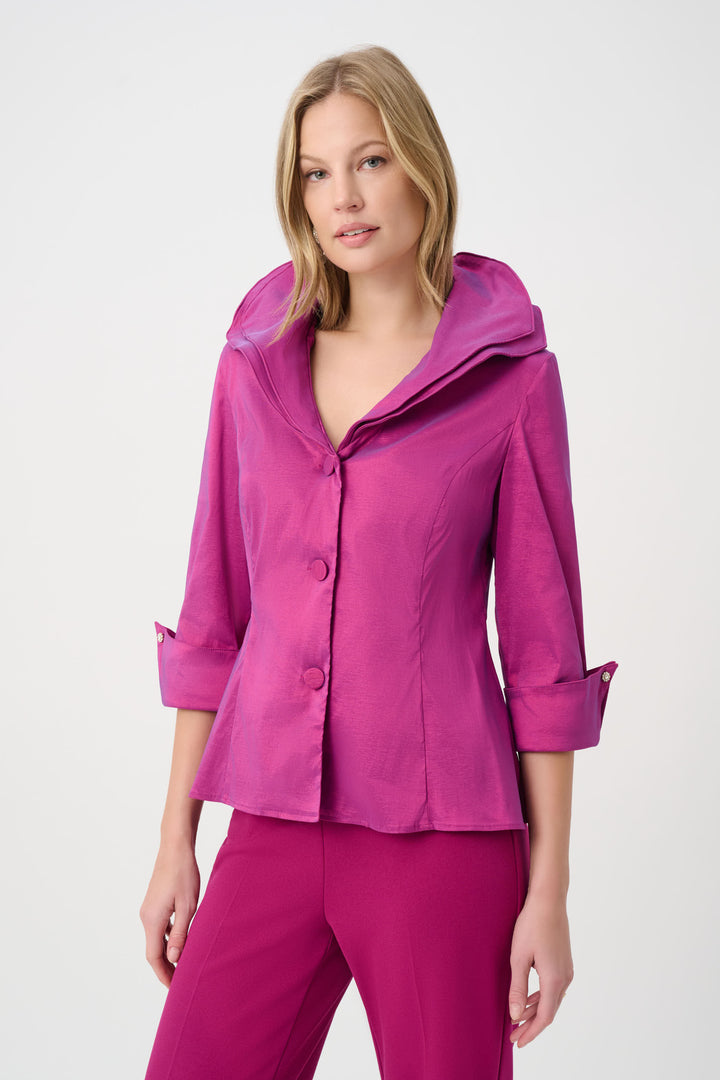 Double Lapel Collar Blouse 264719