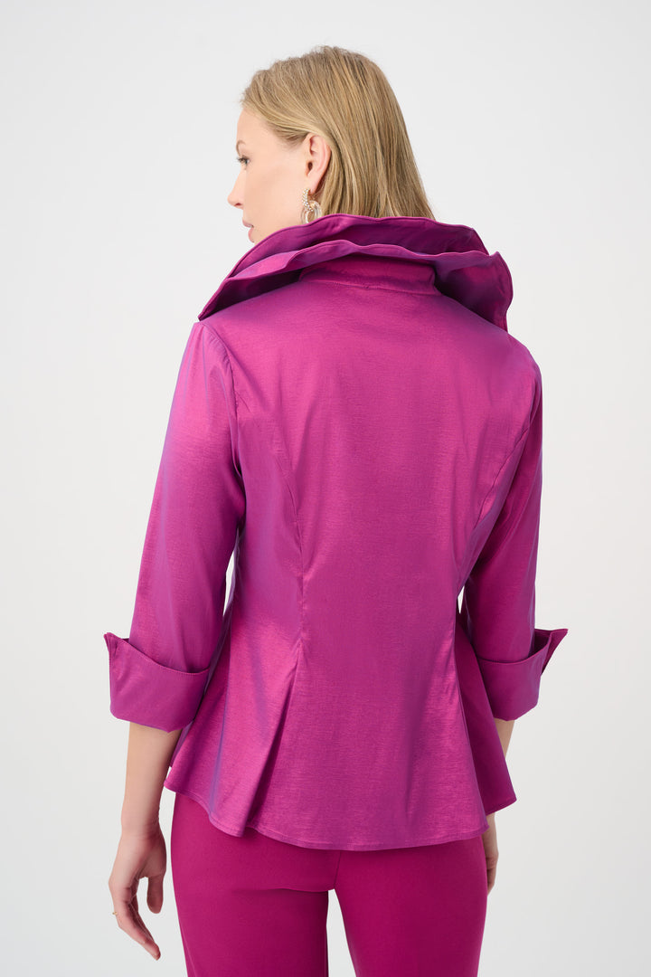 Double Lapel Collar Blouse 264719
