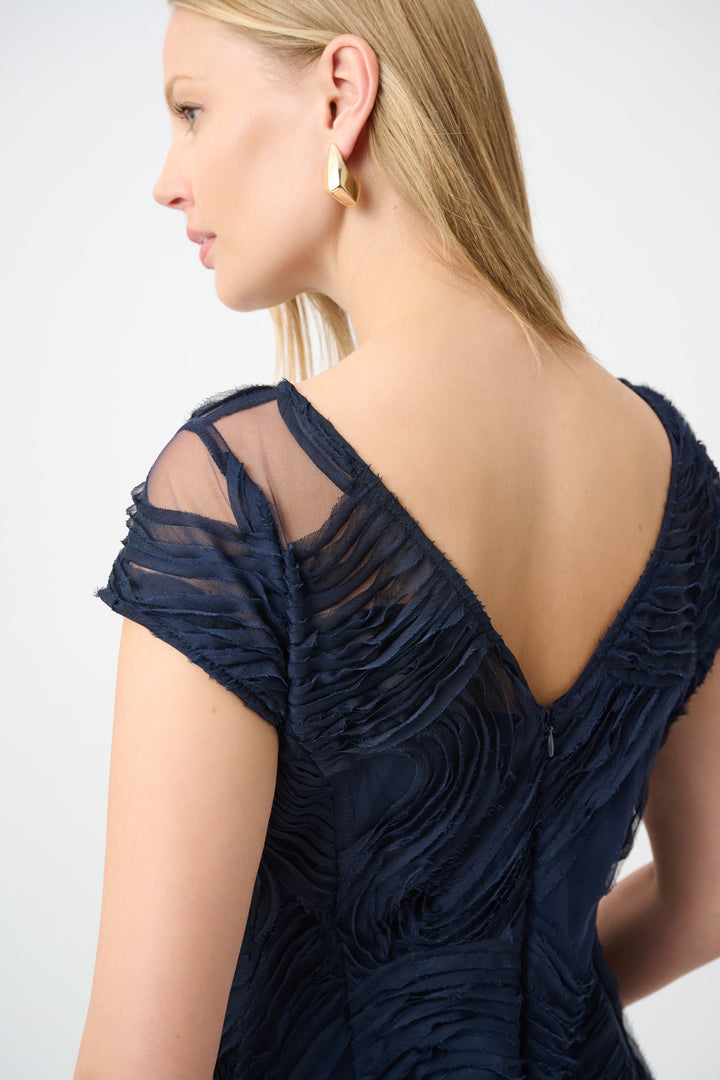 Embroideered Swirl Fit & Flare Dress 264720