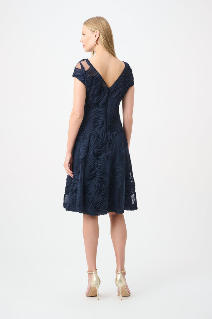 Embroideered Swirl Fit & Flare Dress 264720