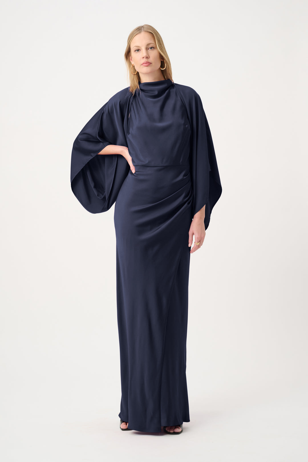 Satin Dolman Sleeve Cover-Up 264731