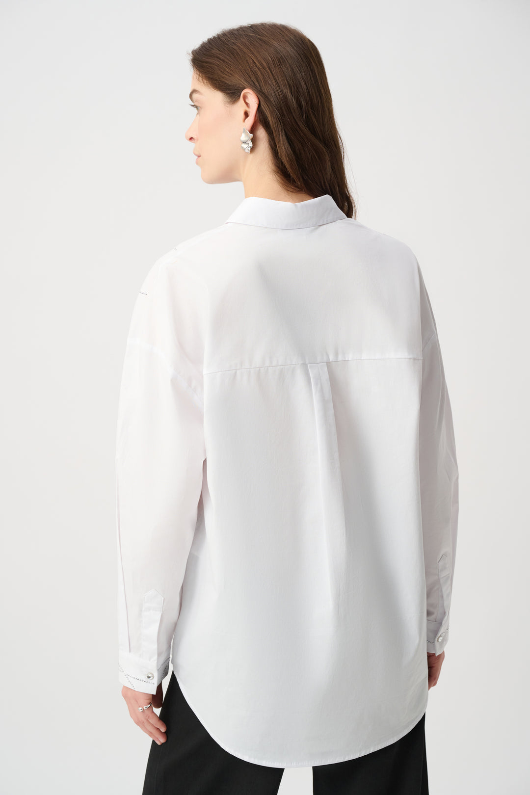 Rhinestone Button-Down Shirt 264903