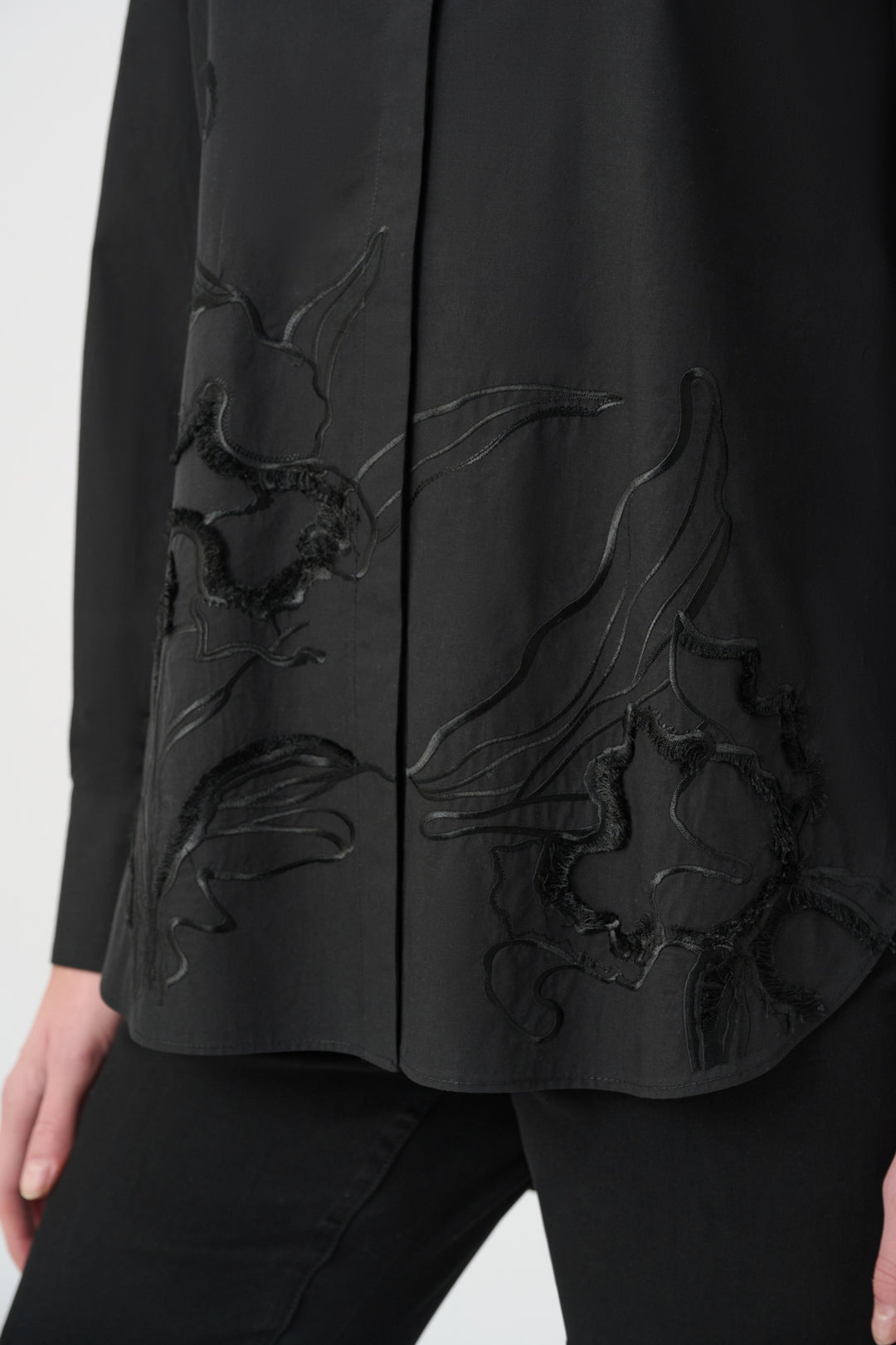 Embroidered Button-Down Shirt 264904