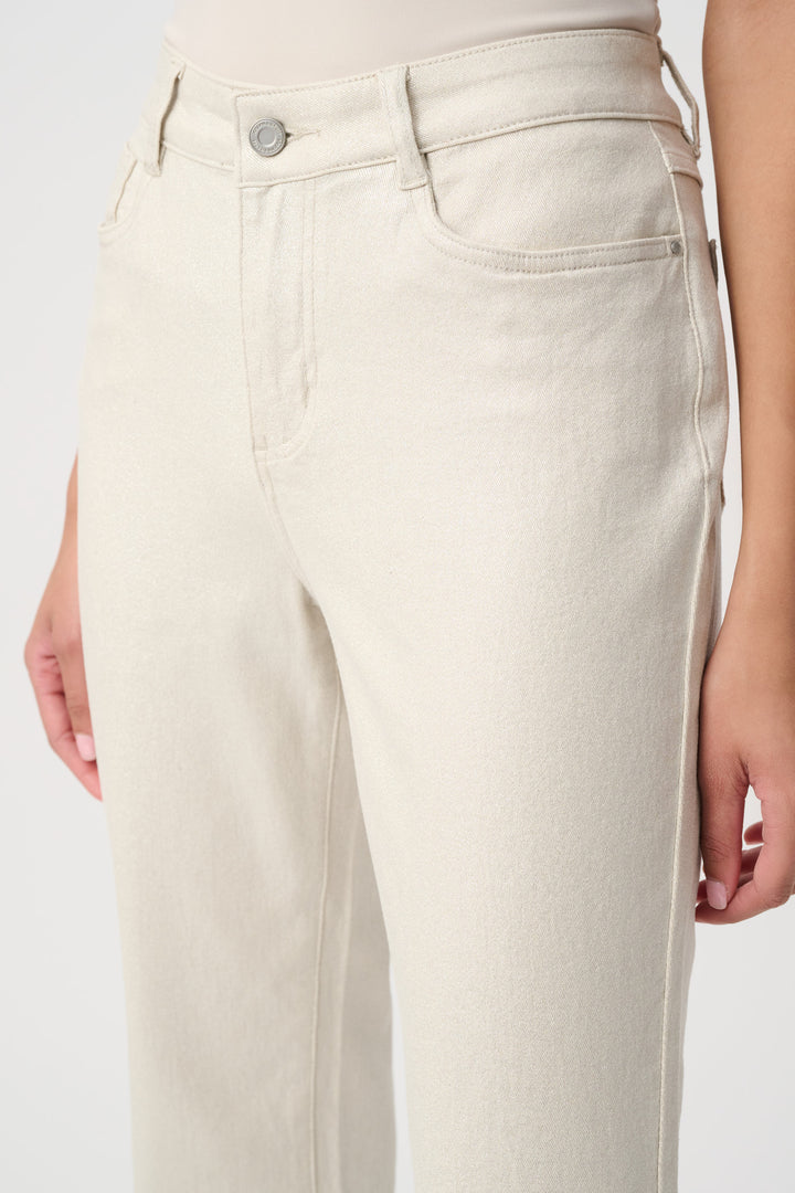 Classic Straight Leg Metallic Jeans 264913