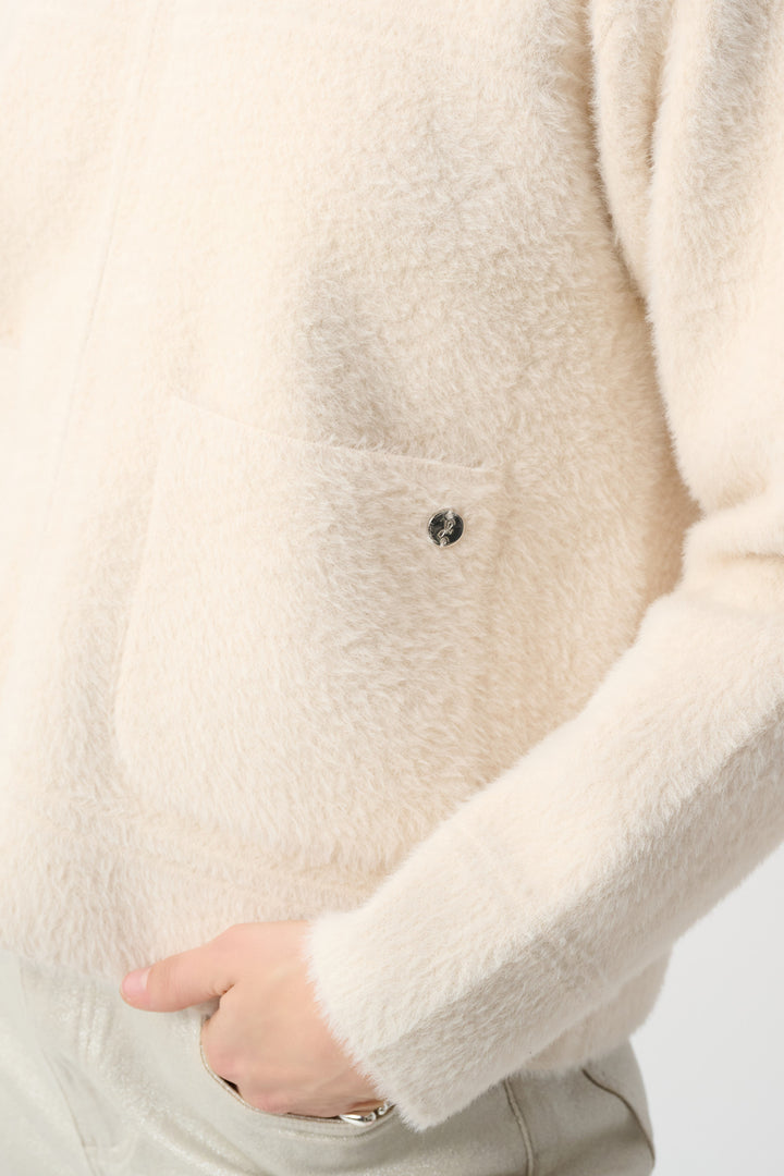 Detachable Faux Fur Collar Jacket 264920