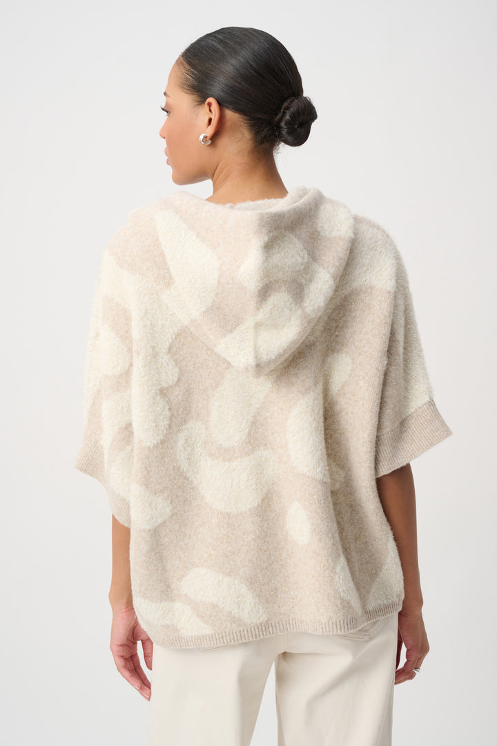Hooded Animal Print Sweater 264925